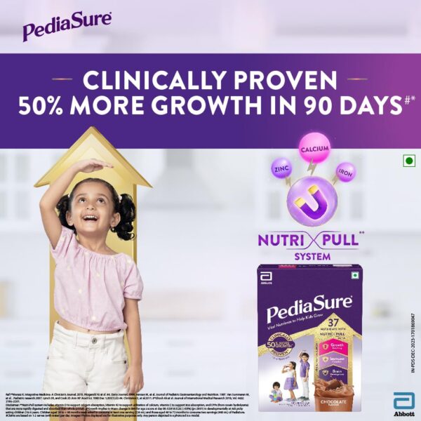 Pediasure Nutritional Drink Powder 950g, Chocolate, Scientifically Designed Nutrition for Supporting Kids Growth - Image 3
