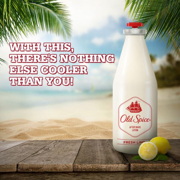 Old Spice Aftershave Fresh Lime 150ml - Image 4